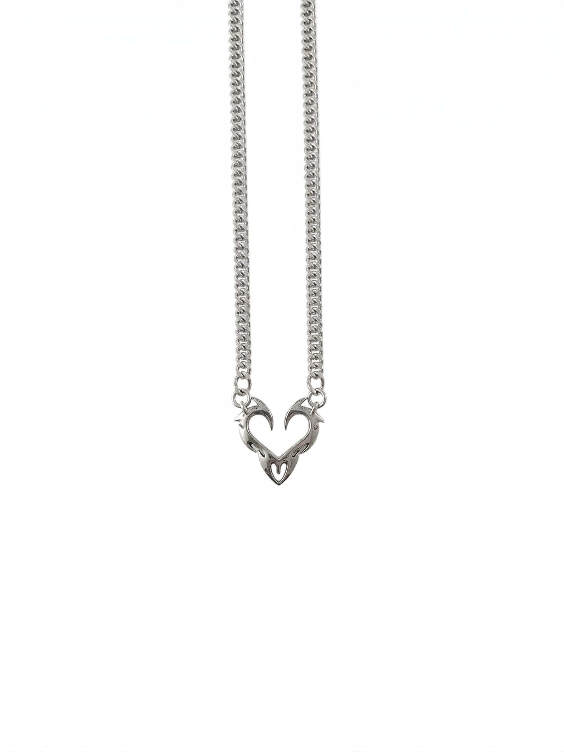 Heart Shock Necklace - Stainless Steel